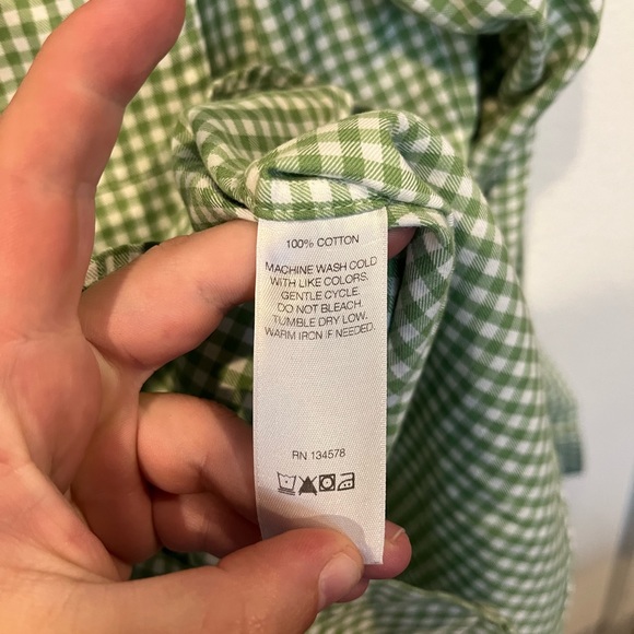 Vineyard Vines by Shep & Ian Classic Fit Tucker Shirt Men’s Size M Green‎ Check - Picture 4 of 5
